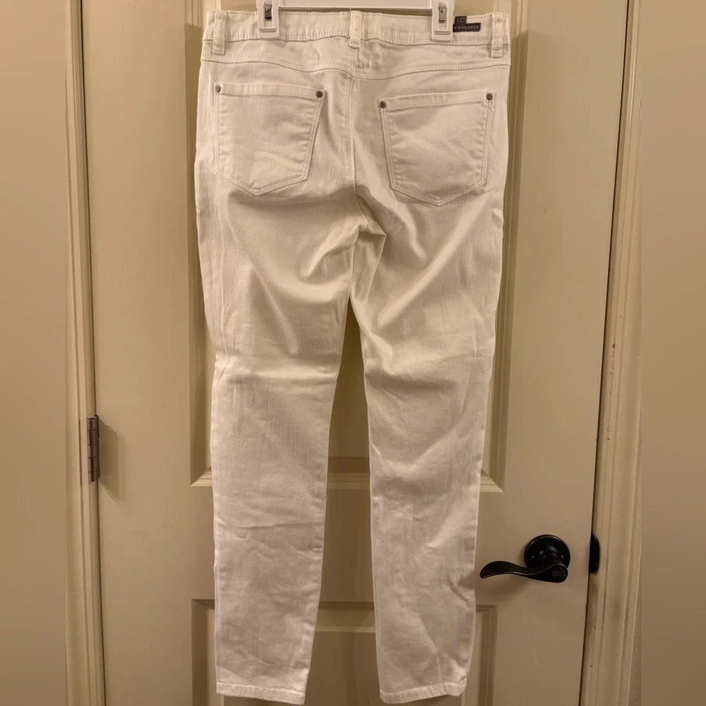 LC Lauren Conrad Women's White Skinny Jeans - Picture 4 of 4